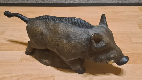 Wildschwein keiler dekofigur - keiler,