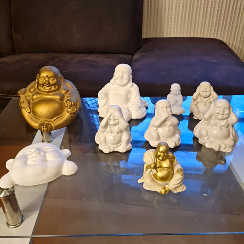 Buddha dekofiguren set - dekofiguren,