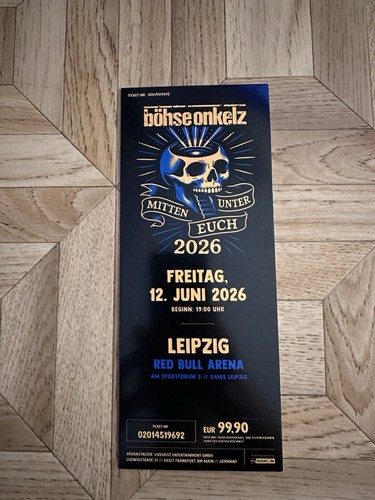 Böhse onkelz ticket - onkelz,
