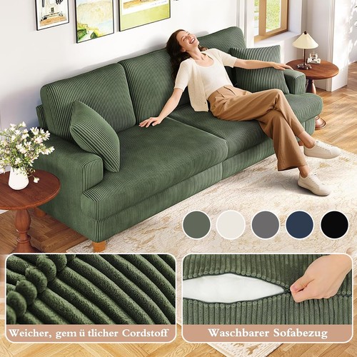 Cord sofa sitzer 221cm - cord, sitzer,