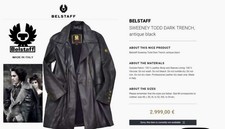 Belstaff Ledermantel Herren