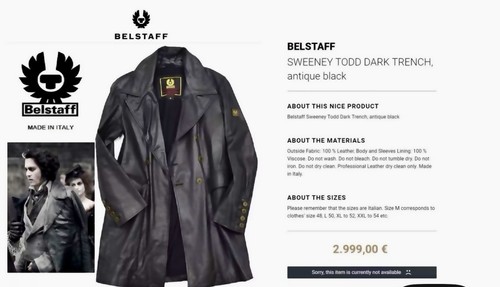 Belstaff ledermantel herren - ledermantel,