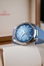 Omega Seamaster Aqua Terra 22012412103008 Original Papiere + Box Summer Blue
