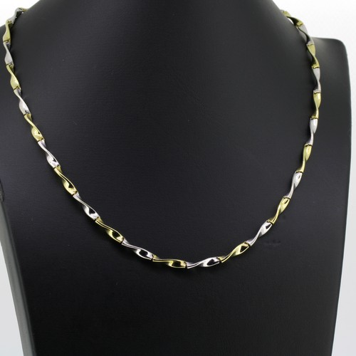 Kette 333 gold karat bicolor - 8,