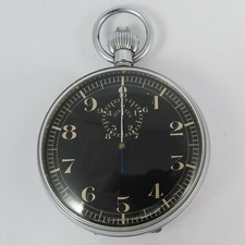 WWII Beobachtungsuhr Wittnauer Stoppuhr US Army Air Corp Navigation speed ground