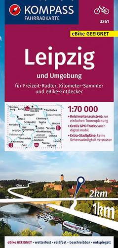 Kompass fahrradkarte 3361 - fahrradkarte,