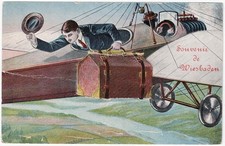 alte Leporello-Ak Wiesbaden