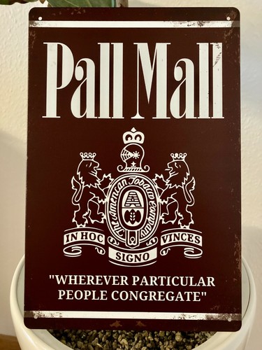 Blechschild pall mall - pall,