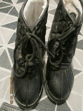 Winterschuhe  Aigle  Stiefelette   Schwarz   35  gefüttert