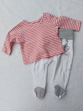Puppenkleidung 2tlg.Hose mit Fuß und Langarmshirt für Puppengröße ab 55 cm