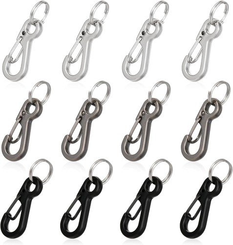 Mini karabinerhaken 12er - mini-karabinerhaken, set