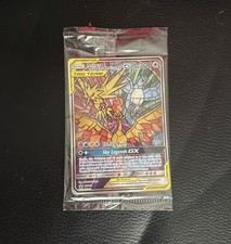Pokémon Moltres Zapdos Articuno GX Tag Team Sun Moon Hidden Fates SM210  Sealed