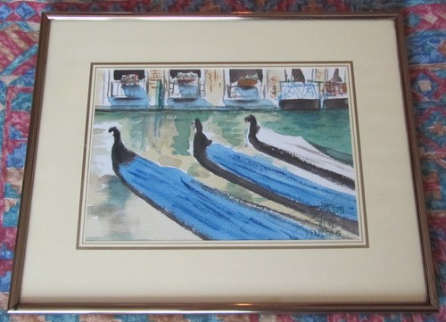 Aquarell gondeln venedig - aquarell,