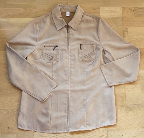 Damenbluse beige langarm - damenbluse,