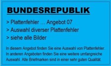 BUND / BRD Auswahl diverser