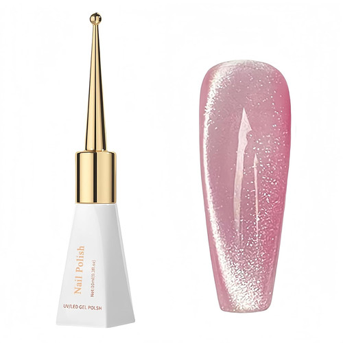 Rosa cat eye gel nagellack - eye, mit