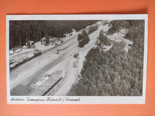 Autobahn zonengrenze bei - ak,