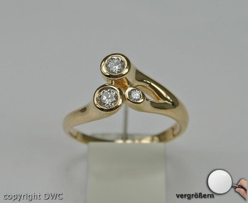 Ring mit diamant - mit, brillanten