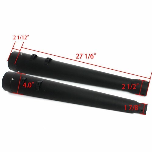 Schwarz slip auspuff - schwarz,