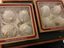 2x 4  alte Christbaumkugeln