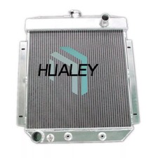 3 Row Alu WasserKuhler For 1954-1956 55 Ford Country Mainline Ranch Fairlane