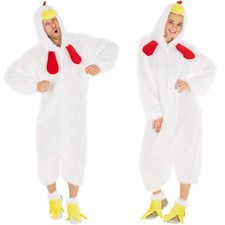 Huhn Hahn Gockel Kostüm Frauen Männer Karneval Fasching Halloween Bauernhof 