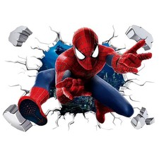 SPIDERMAN Wandtattoo Wandsticker Wandaufkleber Kinderzimmer Superheld Spinne