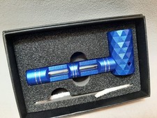feine Pfeife - ALUMINIUM BLAU