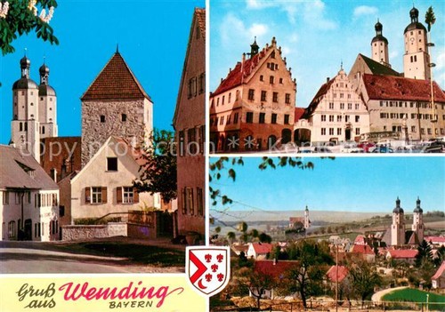 Wemding kirche rathaus markt - kirche,