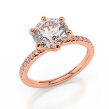 0.50 Karat Damen Rundschliff