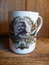 Tasse Hindenburg Porzellan 1914 Deutsch WK1 Militaria Patriotika