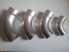 Fallrohrbogen Alu DN 87 / 72 ° Rohrbogen Regenrohrbogen Dachdecker