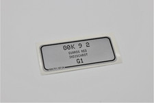 Aufkleber Indischrot - Porsche