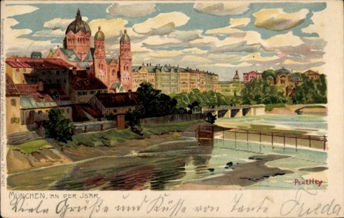 Künstler litho hey paul - künstler,