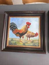 Aquarell Bilder Hühner und