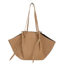 Yuzefi Damen Tasche Schultertasche Beige Leder Ledertasche, Shopper Handtasche