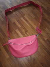 Neue Bauchtasche Hellrot Koralle Kunstleder Festival*Urlaub 