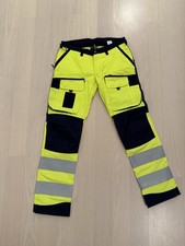 Hüsler Einsatzhose Ready Extreme, leuchtgelb/blau, Größe 48