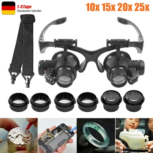 Led lupenbrille mit licht - lupenbrille,