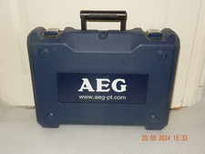 AEG leer Koffer für BS 12 X,PROFI-Akkuschrauber aus Baujahr 2011,war Aussteller