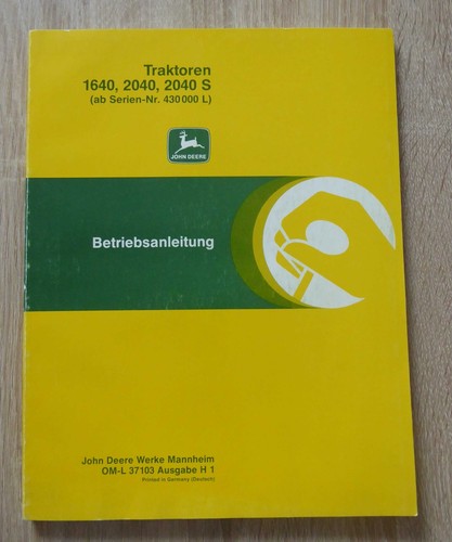 John deere schlepper 1640 - john,