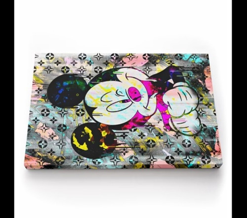 Wandbild auf leinwand disney - auf,