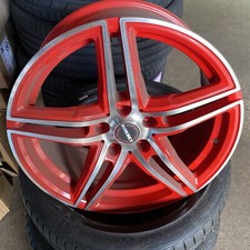 Einzelfelge Borbet XRT Rot Poliert in 8x18 ET35 5x114,3