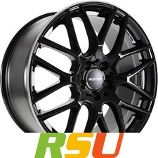 GMP Berghem black diamond lip 9x19" ET48 LK5 112 ML 66.6 Alufelgen 19 Zoll