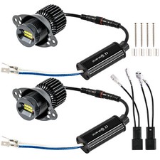 2X 40W LED Angel Eyes