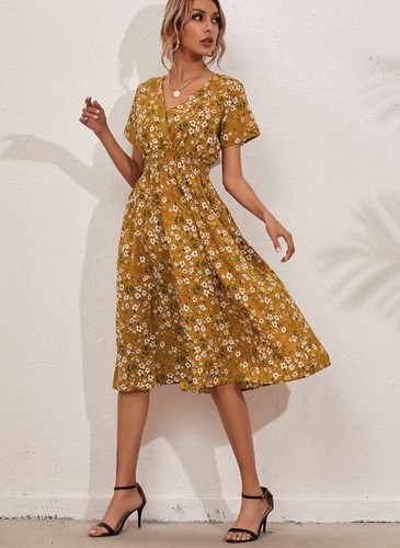 Frauen kleid sommer - kleid, floral