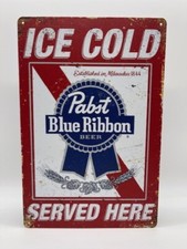 Blechschild Pabst 20x30cm