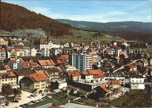 Vallorbe ortsansicht - vallorbe,