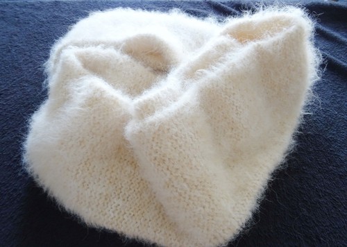 Mohair schal gestrickt 300cm - gestrickt,