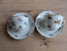 Hutschenreuther Maria Theresia Mirabell 2 x Mokkatasse mit Untertasse
